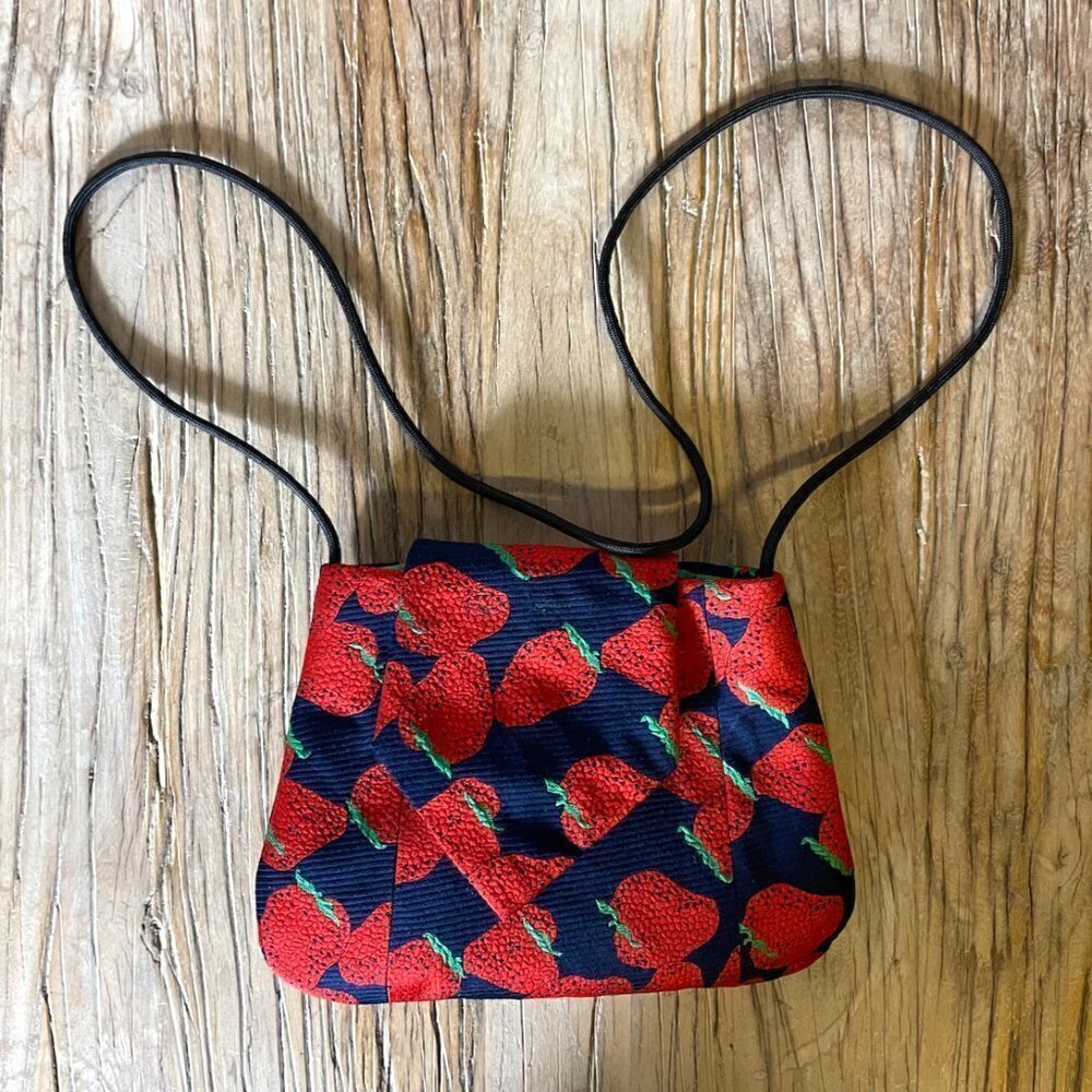 Handmade Strawberry Purse Made from Paul Smith Tie